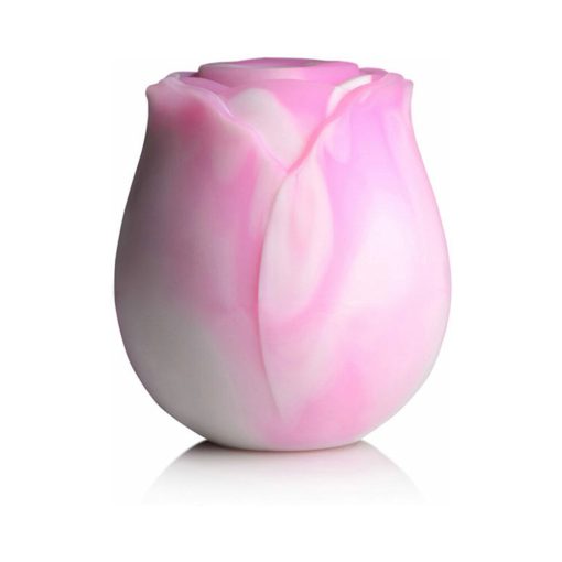 Curve Toys Gossip Cum Into Bloom Rechargeable Silicone Clitoral Stimulator Rose Dream Swirl - Image 2