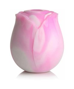 Curve Toys Gossip Cum Into Bloom Rechargeable Silicone Clitoral Stimulator Rose Dream Swirl