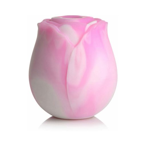 Curve Toys Gossip Cum Into Bloom Rechargeable Silicone Clitoral Stimulator Rose Dream Swirl - Image 3