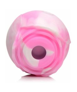 Curve Toys Gossip Cum Into Bloom Rechargeable Silicone Clitoral Stimulator Rose Dream Swirl