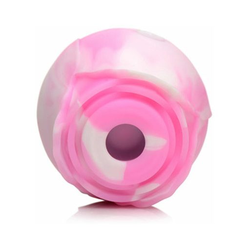 Curve Toys Gossip Cum Into Bloom Rechargeable Silicone Clitoral Stimulator Rose Dream Swirl - Image 4