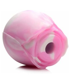 Curve Toys Gossip Cum Into Bloom Rechargeable Silicone Clitoral Stimulator Rose Dream Swirl