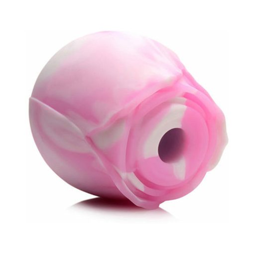 Curve Toys Gossip Cum Into Bloom Rechargeable Silicone Clitoral Stimulator Rose Dream Swirl - Image 5