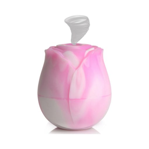 Curve Toys Gossip Cum Into Bloom Rechargeable Silicone Clitoral Stimulator Rose Dream Swirl - Image 7