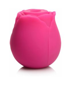 Curve Toys Gossip Cum Into Bloom Rechargeable Silicone Clitoral Stimulator Rose Crush Magenta