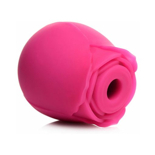 Curve Toys Gossip Cum Into Bloom Rechargeable Silicone Clitoral Stimulator Rose Crush Magenta - Image 5