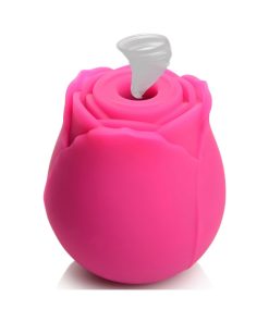 Curve Toys Gossip Cum Into Bloom Rechargeable Silicone Clitoral Stimulator Rose Crush Magenta