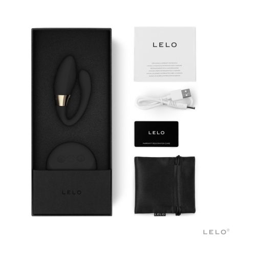 LELO Tiani Duo Couples Vibrator – Dual Stimulation with Remote (Black)