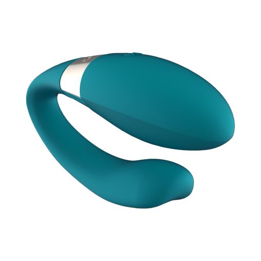 Lelo Tiani Duo Rechargeable Dual Stimulation Couples Vibrator With Remote Ocean Blue - Image 4