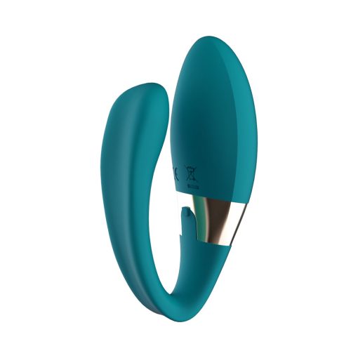 Lelo Tiani Duo Rechargeable Dual Stimulation Couples Vibrator With Remote Ocean Blue - Image 5