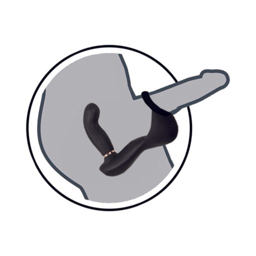 Butts Up P-Spot Massager Pro Silicone Black - Image 4
