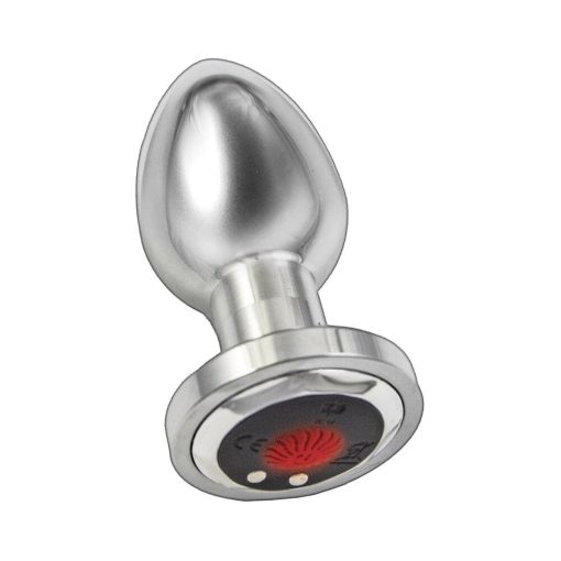 Ass-Sation Remote Vibrating Metal Plug Silver - Image 4