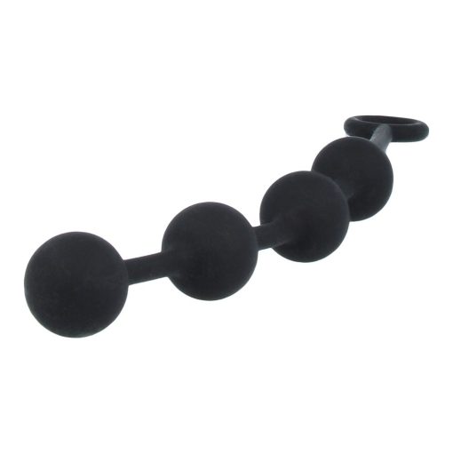 Nexus Excite Anal Beads Silicone Medium Black - Image 2
