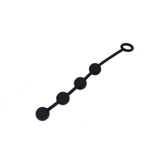 Nexus Excite Anal Beads Silicone Medium Black - Image 3