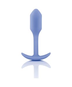 B-Vibe Snug Plug 1 Weighted Silicone Anal Plug Violet