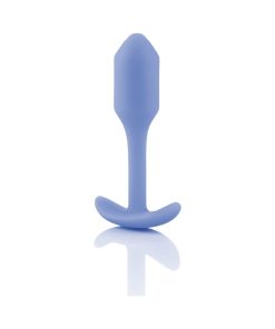 B-Vibe Snug Plug 1 Weighted Silicone Anal Plug Violet