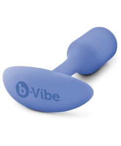 B-Vibe Snug Plug 1 Weighted Silicone Anal Plug Violet