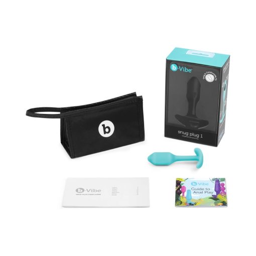 B-Vibe Snug Plug 1 Weighted Silicone Anal Plug Mint