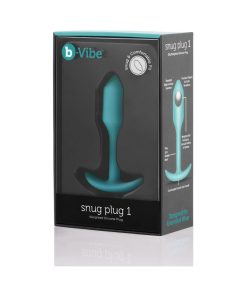 B-Vibe Snug Plug 1 Weighted Silicone Anal Plug Mint