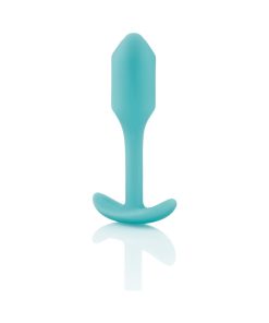 B-Vibe Snug Plug 1 Weighted Silicone Anal Plug Mint