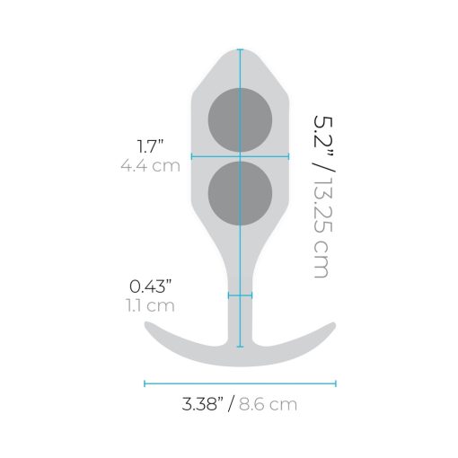 B-Vibe Snug Plug 4 Weighted Silicone Anal Plug Army - Image 7