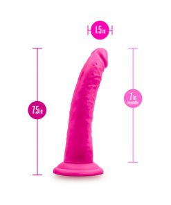 Au Naturel Bold Jack 7 In. Posable Dual Density Dildo Pink