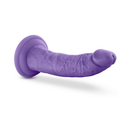 Au Naturel Bold Jack 7 In. Posable Dual Density Dildo Purple - Image 4