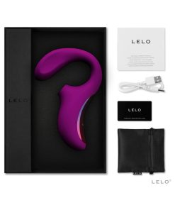 Lelo Enigma Cruise Suction Dual Stimulator Deep Rose