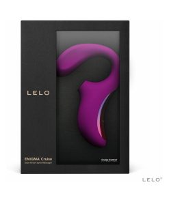 Lelo Enigma Cruise Suction Dual Stimulator Deep Rose