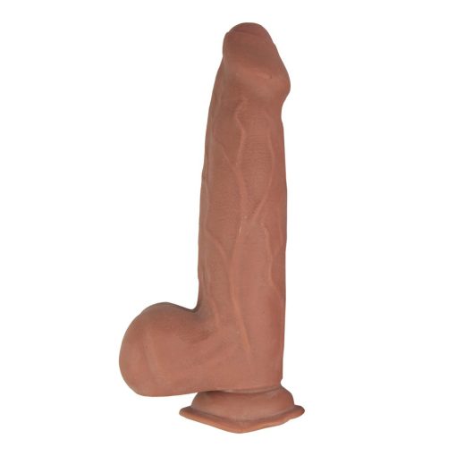 Realcocks Dual Layered Uncut Slider Thick Shaft 9.25 In. Brown - Image 2