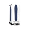 Evolved Straight Forward Rechargeable Sli Mline Vibrator Blue