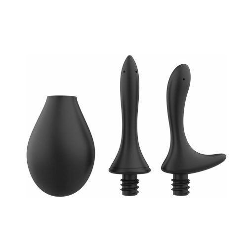 Nexus Anal Douche Set Silicone Black - Image 4