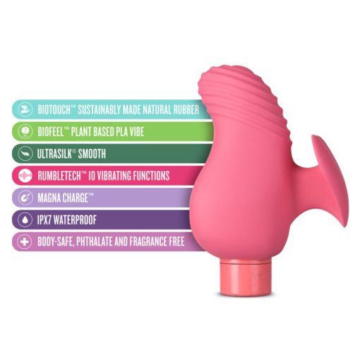 Gaia Eco Love Bullet Vibrator And Sleeve Coral - Image 4