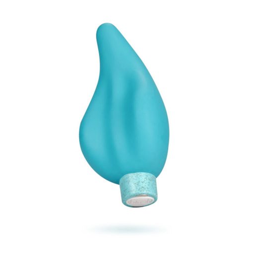Blush Gaia Eco Caress Bullet Vibrator And Sleeve Aqua - Image 2