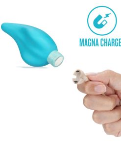 Blush Gaia Eco Caress Bullet Vibrator And Sleeve Aqua