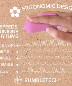 Blush Gaia Eco Delight Bullet Vibrator And Sleeve Purple