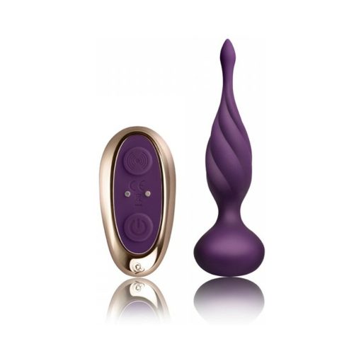 Petite Sensations Discover Silicone Anal Vibrator Purple - Image 2