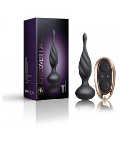 Petite Sensations Discover Silicone Anal Vibrator Black