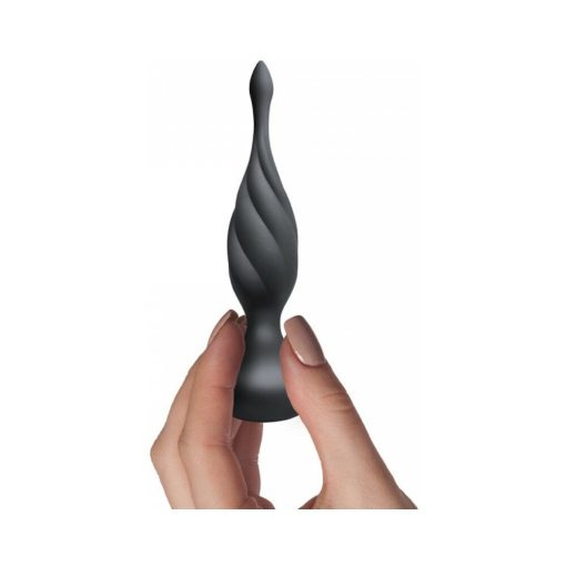 Petite Sensations Discover Silicone Anal Vibrator Black - Image 4
