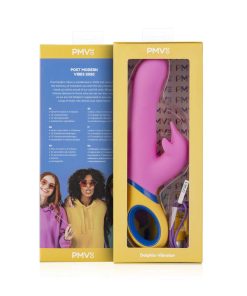 PMV20 Copy Dolphin Vibrator – Triple Motor, Rotating, Pink Silicone