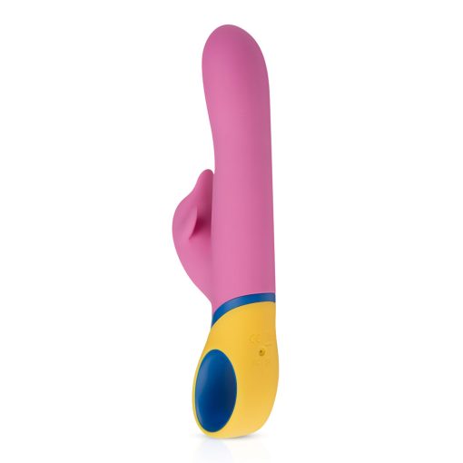 PMV20 Copy Dolphin Vibrator – Triple Motor, Rotating, Pink Silicone - Image 3