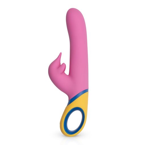 PMV20 Copy Dolphin Vibrator – Triple Motor, Rotating, Pink Silicone - Image 4