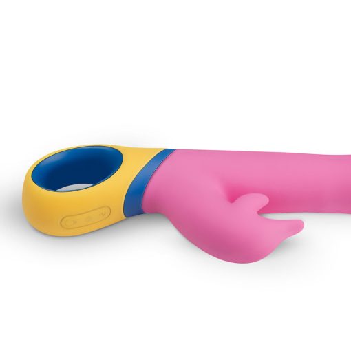 PMV20 Copy Dolphin Vibrator – Triple Motor, Rotating, Pink Silicone - Image 6