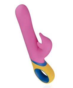 PMV20 Copy Dolphin Vibrator – Triple Motor, Rotating, Pink Silicone