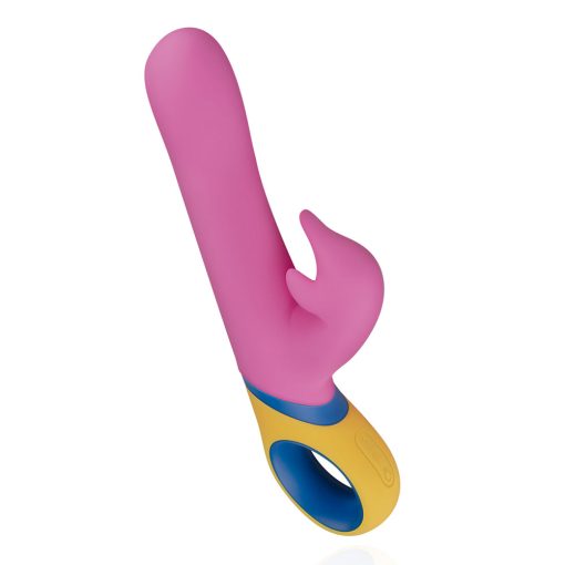 PMV20 Copy Dolphin Vibrator – Triple Motor, Rotating, Pink Silicone - Image 7