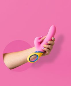 PMV20 Copy Dolphin Vibrator – Triple Motor, Rotating, Pink Silicone