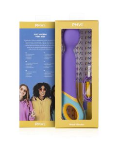 Pmv20 Base Wand Vibrator Silicone Purple