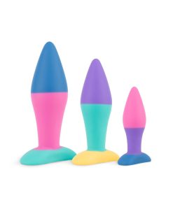 Pmv20 Koda 3-Piece Butt Plug Set Multicolor