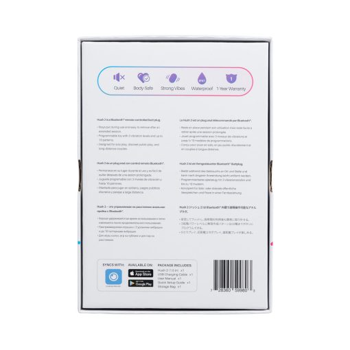 Lovense Hush 2 Bluetooth Remote-Controlled Vibrating Butt Plug S 1.5 In. - Image 6