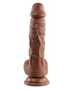 Evolved Realistic 8 In. Dildo With Balls Brown